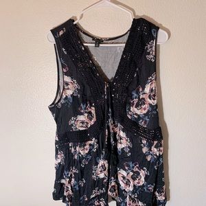 Flower Dress by Torrid Pink&Black